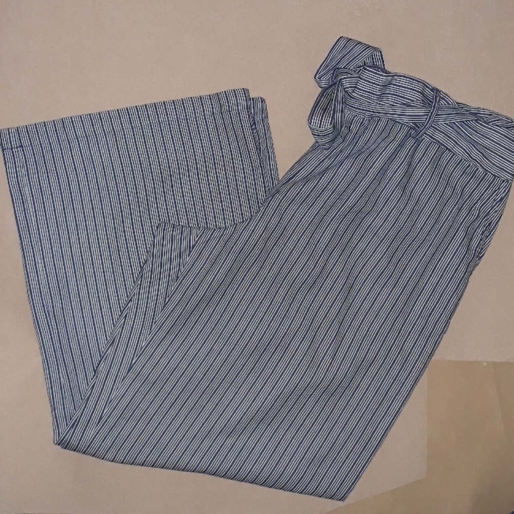 Pinstriped Palazzo Pants